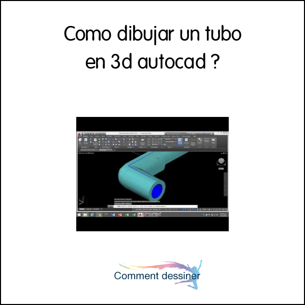 Como dibujar un tubo en 3d autocad